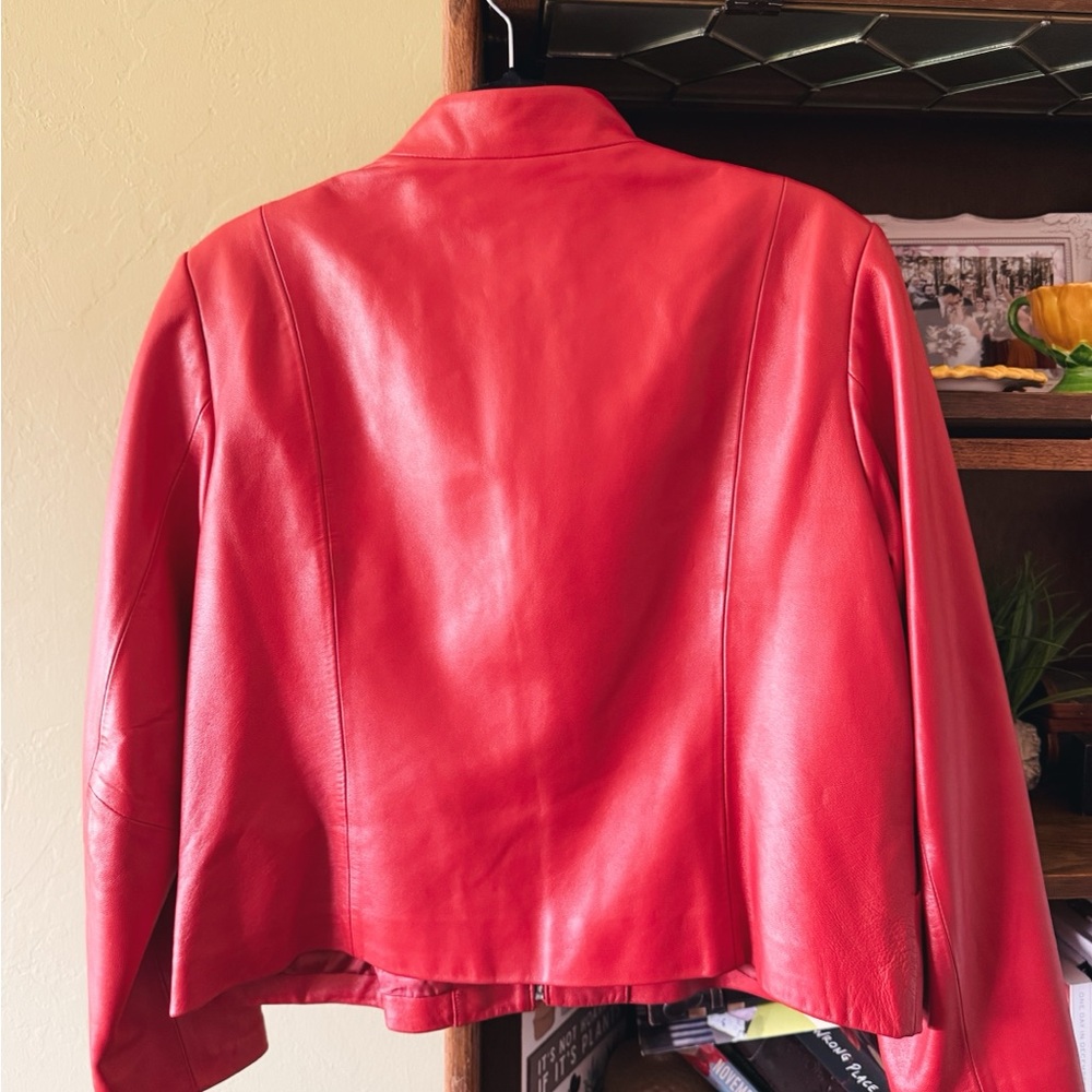 Pendleton Vibrant Red Leather Jacket - image 6